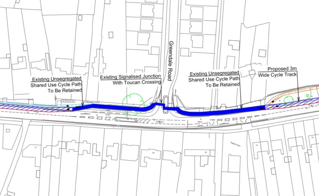 Greendale Road Junction - Scheme Plan